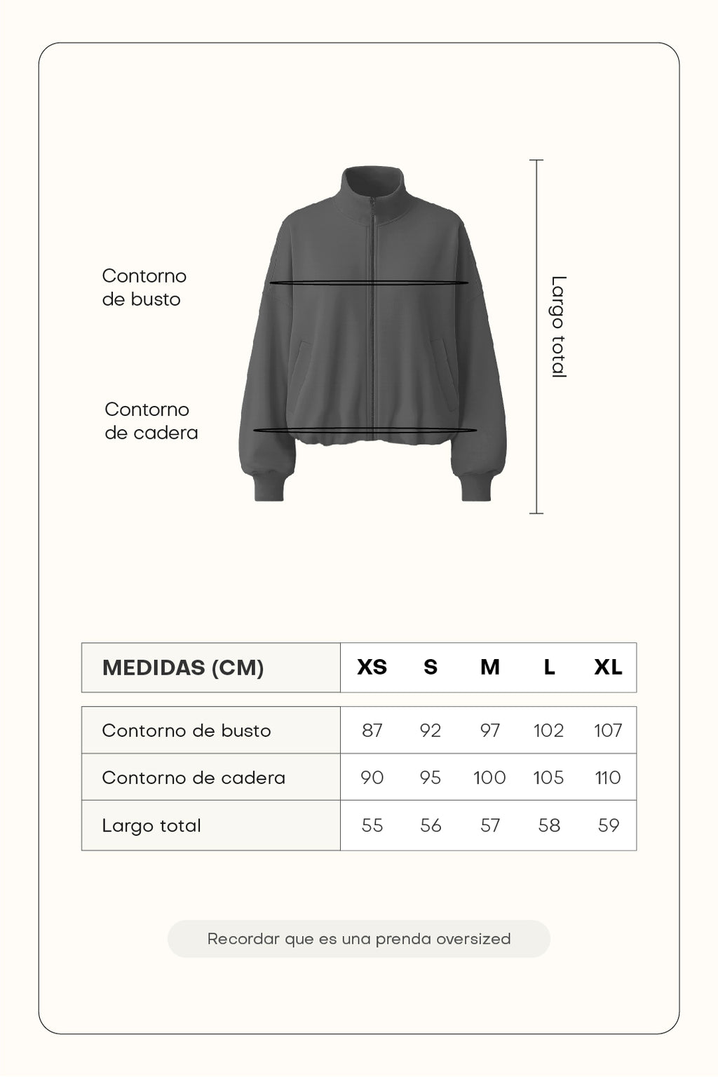 Chaqueta bomber soft - Gris claro