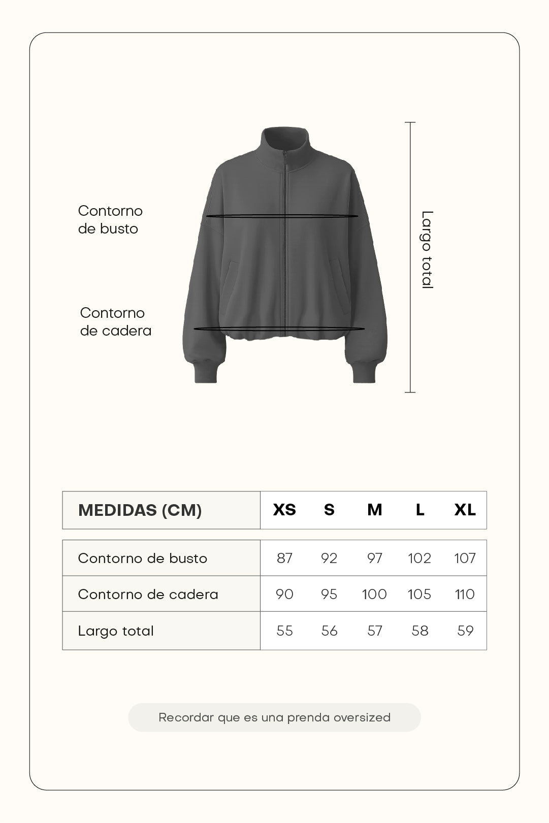 Chaqueta bomber soft - Gris claro