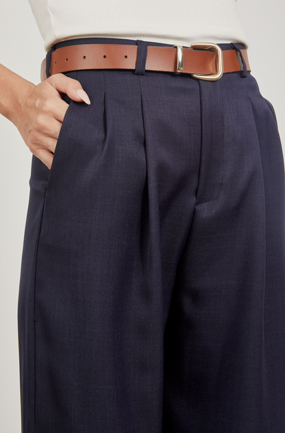 Pantalón sastre wide leg - Azul