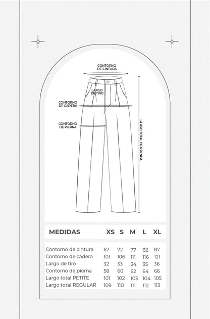 Pantalón sastre recto (Luxury edition) - Perla