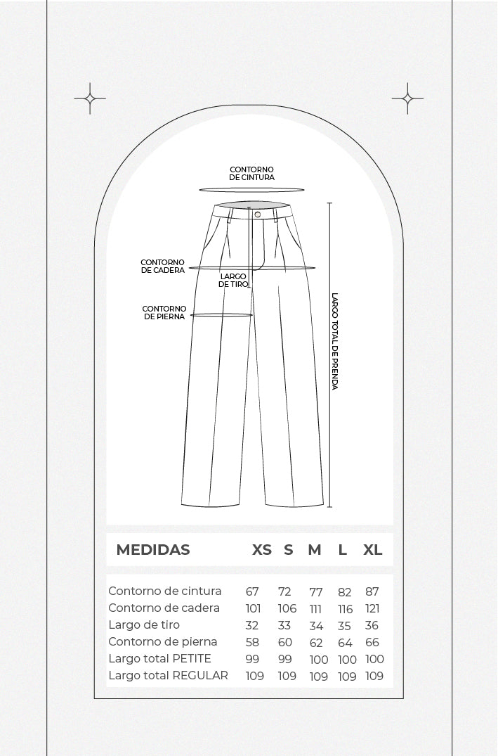 Pantalón sastre recto rayas - Azul (PRE ORDEN)