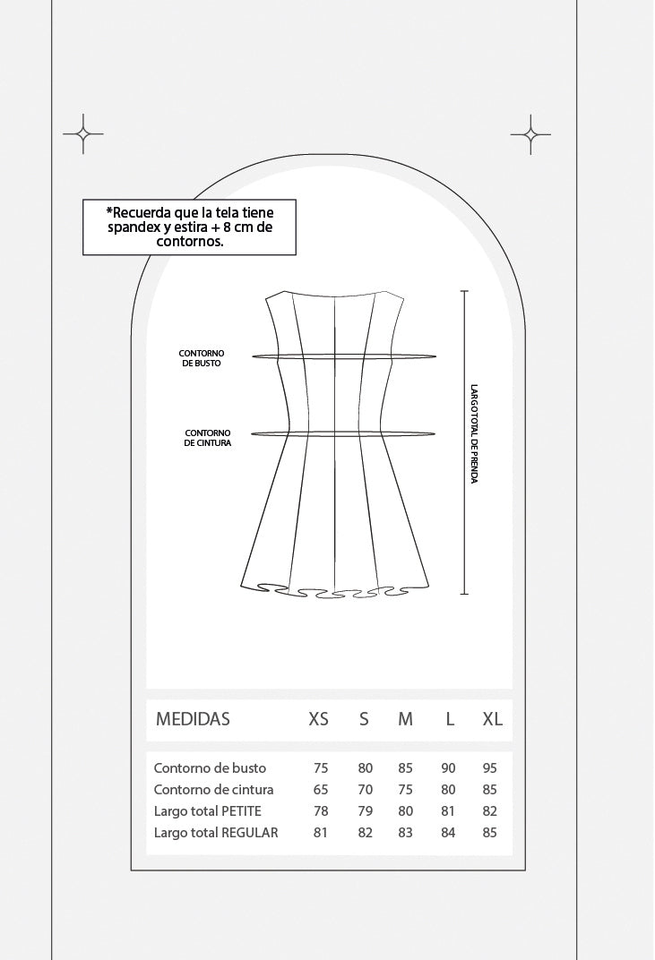 Vestido corto halter con vuelo - Negro