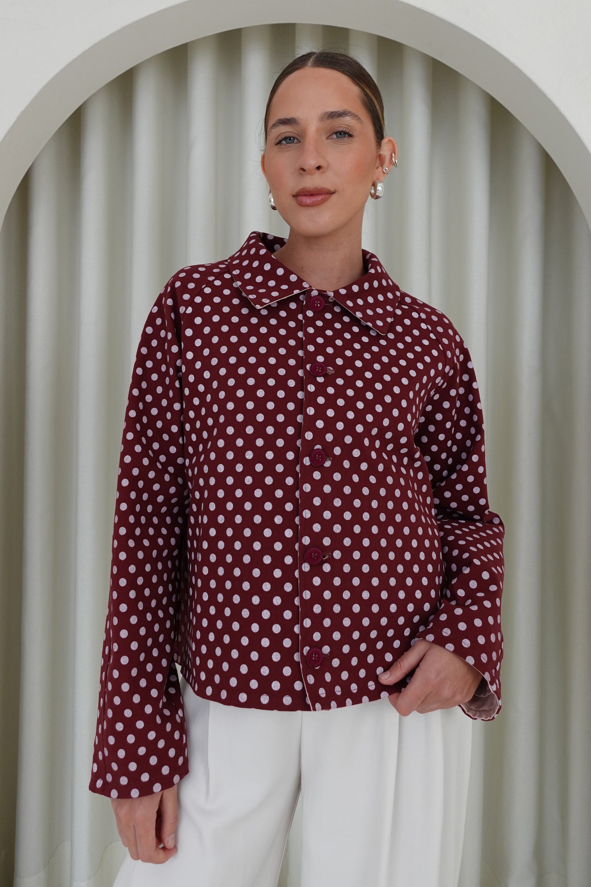 Chaqueta reversible - Rosado