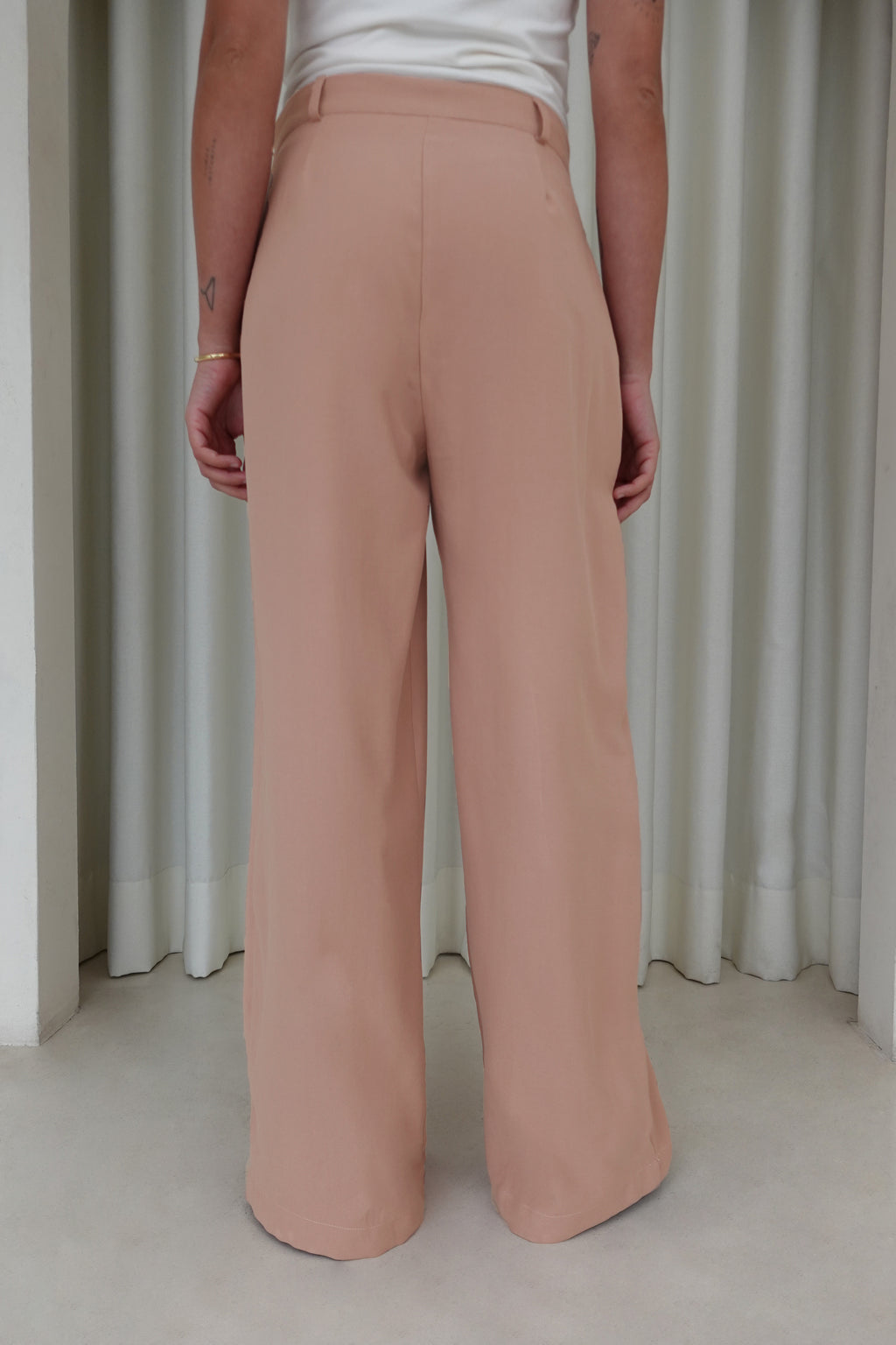 Pantalón sastre semicadera - Rosado