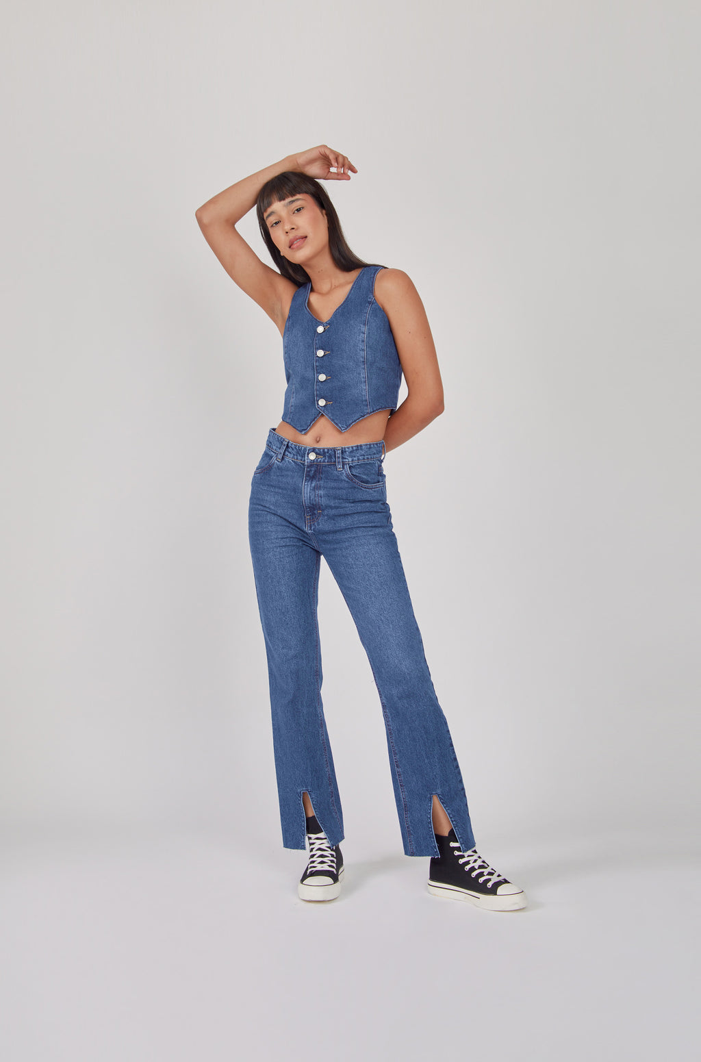 Chaleco denim - Azul